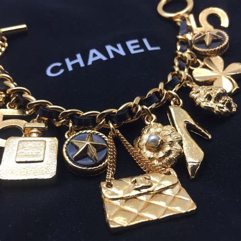 vintage chanel charms|chanel inspired charms for bracelets.